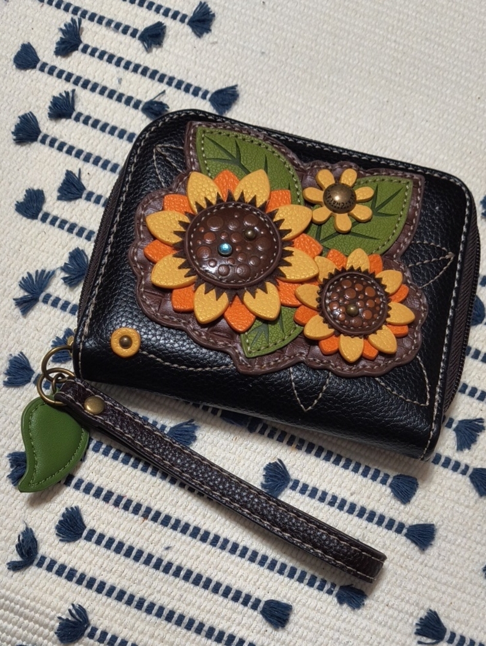 Chala Sunflower Wallet Wristlet